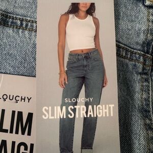Women's Slim Straight Jeans - Blue
